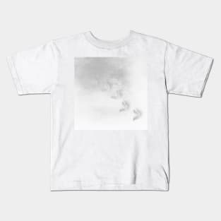 Ghostly butterflies disappear in the mist Kids T-Shirt